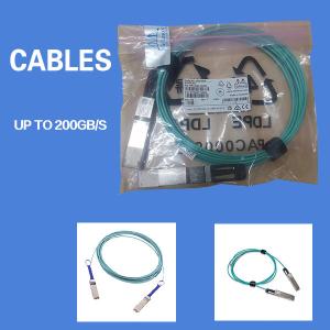 Wholesale 5m QSFP56 MMF Mellanox AOC HDR Cables MFS1S00-H005E 200Gb/s from china suppliers