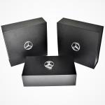 Zinc Alloy Rigid Magnetic Gift Box Crepack Custom Flock Paper Packaging