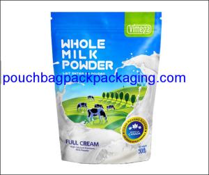 Wholesale Stand up pouch, Aluminum stand up pack bag, doypack for milk powder 500g from china suppliers