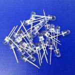 T1 3/4 5mm Red Emitting Color 5mm LED Diode Transparent Round Head For Turn