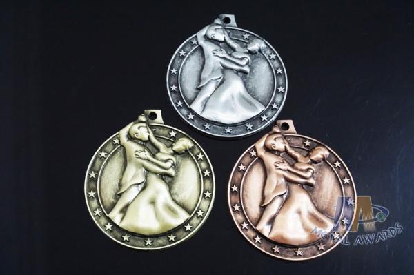 High 3D Effec Custom Engraved Sports Metal Dance Running Fencing Medals And