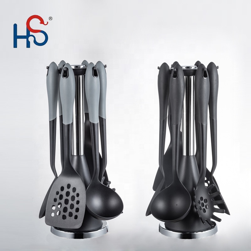 Kitchen Utensil Set with Silk Printing Logo and Durable Nylon Material