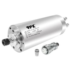 Wholesale Lightweight 1.5kw ER16 Water Cooled Spindle Motor 4.35KG Frequency 400Hz from china suppliers