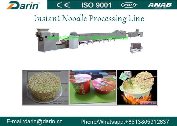 Compact Instant Noodle Production Line , Fried Instant Noodles Manufacturing