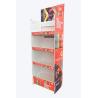 Buy cheap Customizable Cardboard Shelf Display Racks For Retail / Promotion from wholesalers