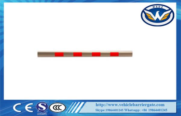 Aluminum Alloy Oval Straight Barrier Arm 6 Meters for Safety Boom Barrier Gate