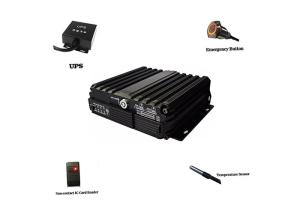 Wholesale Live Stream H.264 4CH Dual SD Card Mobile DVR For Vehicles from china suppliers
