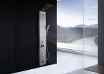 Professional Waterfall Bath Shower Panels ROVATE Stainless Steel Surface