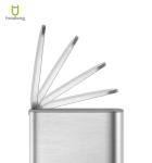 28L*2 Stainless Steel Soft Close Square Pedal Trash Bin for Home Office Living