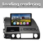 12.3 inch Honda Civic Android Head Unit Iron Gray Android Multimedia Player For