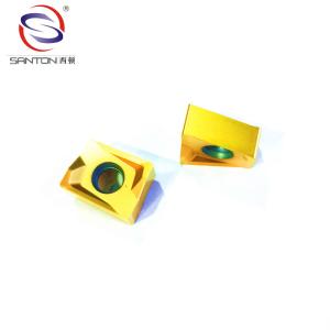 Wholesale High Feed MT CVD Coated Inserts Golden Coating C6 Carbide inserts from china suppliers