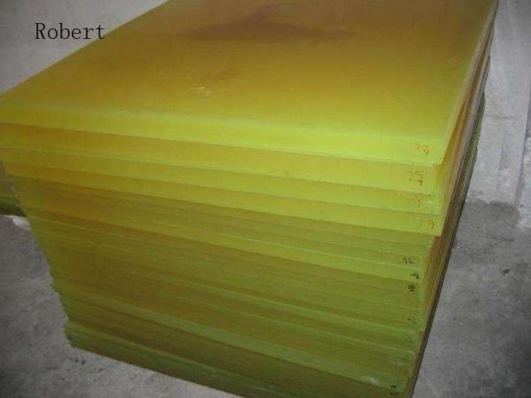 Elastic Industrial Polyurethane Rubber Sheet , Abrasion Resistant PU Rubber