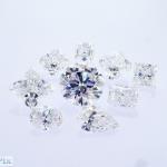 1-1.99ct Princess Cut IGI Certified Lab Created Synthetic CVD Diamond Factory
