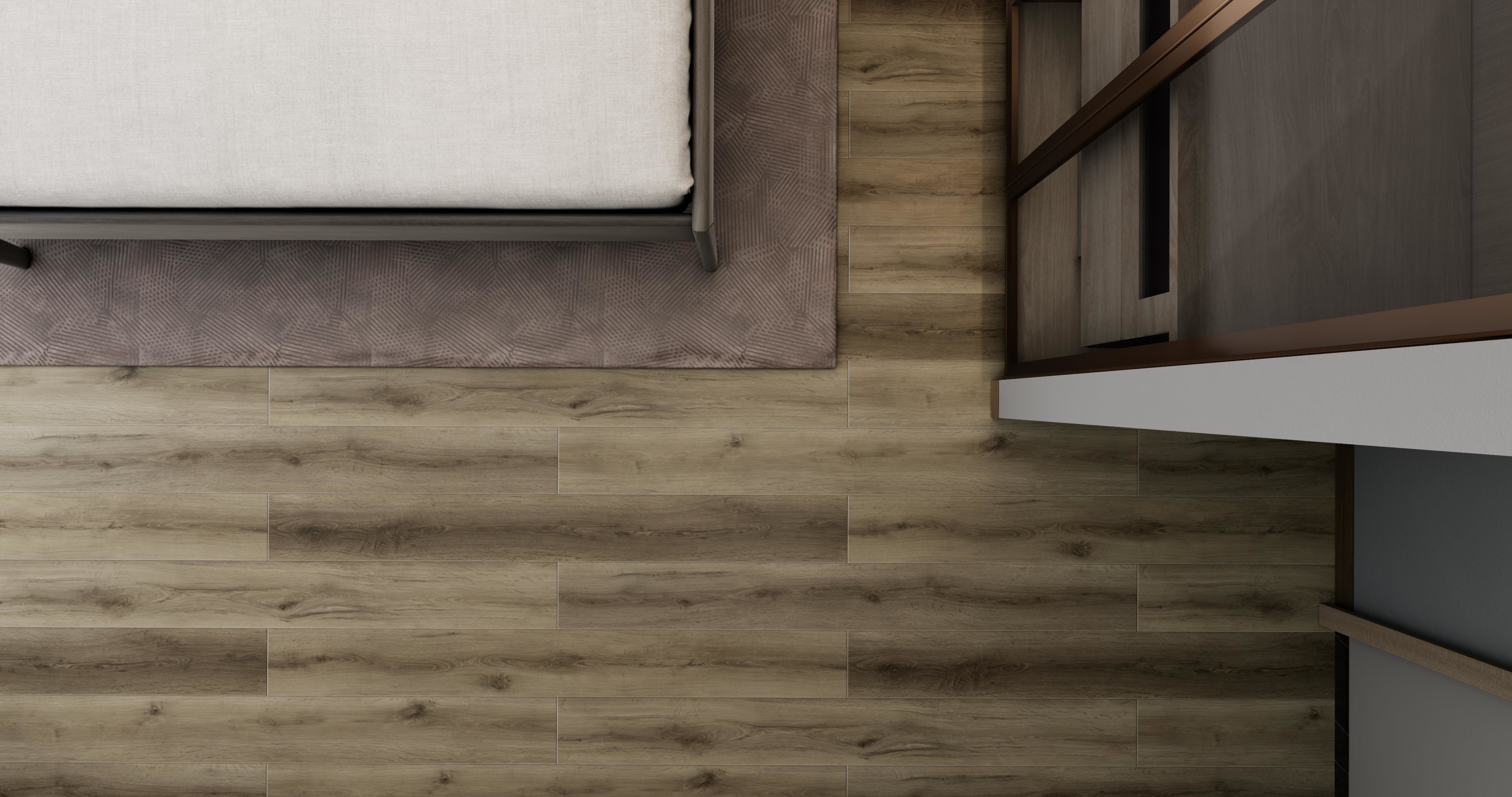 Yorkton Oak Non Adhesive Click SPC Wood Flooring Waterproof DG-W50004B