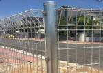 Assembled 2400mm High Steel Wire Mesh Brc Mesh Fence Hot Dipped Galvanized