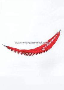 Wholesale Red Print Parachute Nylon Hammock Travel Hammock  , Ultralight Backpacking Hammock from china suppliers
