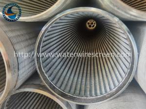 Wholesale 1.0mm Slot Wrapped Johnson Wedge Wire Screen Sieve Pump Sand Filter from china suppliers