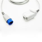 Compatible Conmen 12 Pin SPO2 Extension Cable Medical TPU Material / Accessories