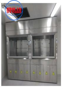 Wholesale Customizable Size &amp; Color Ducted Fume Hood Fume Cupboards for Safe Chemical Laboratory Using from china suppliers