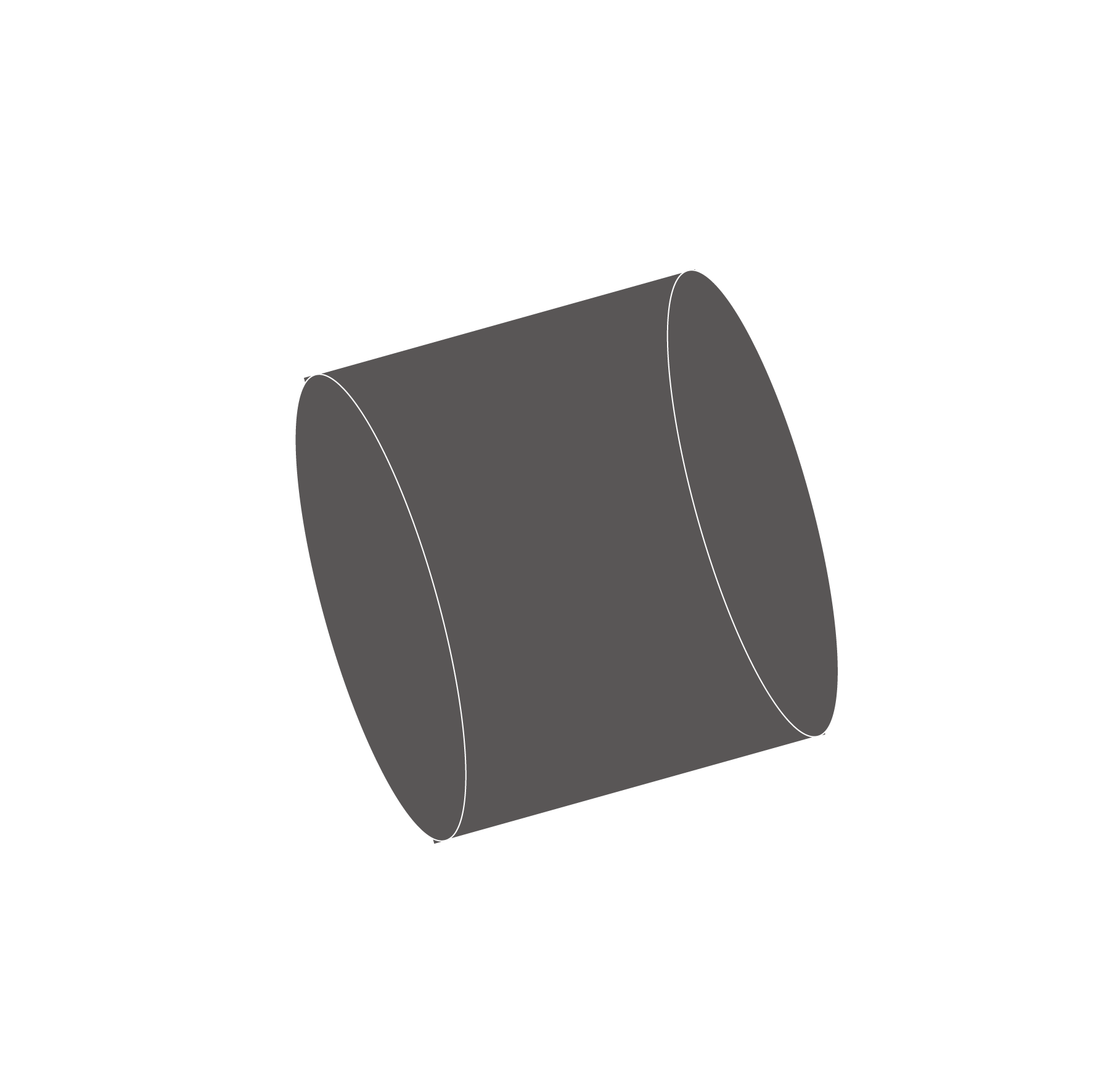 Straight sleeve self-lubricating grey cast iron bearing sleeve