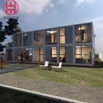 Zontop Steel Prefabricated Living Prebuilt Prefab 20ft Housing Steel Structure
