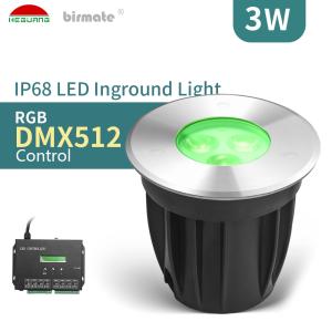 Wholesale IP68 90LM Outdoor Ground LED Light IK10 3W DC24V from china suppliers