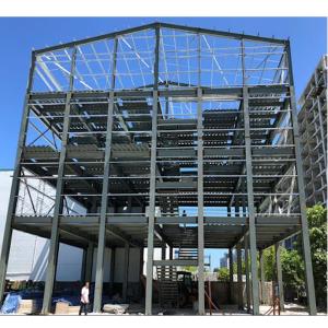 Wholesale Metal Light and Heavy Prefabricated Steel Structure Multi-storey Office Building from china suppliers
