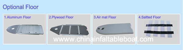 Heavy Duty PVC Foldable Inflatable Boat 6 Person Inflatable Dinghy With Motor