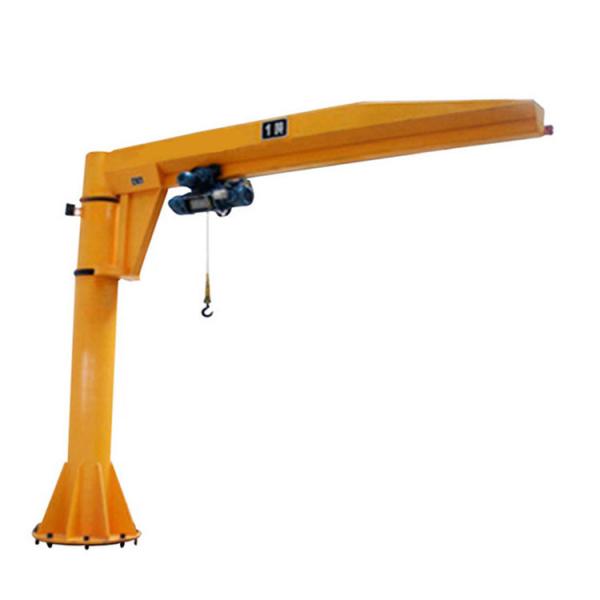 360 Degree Articulating Column Pillar Mounted Jib Crane 3T With Electric Rope