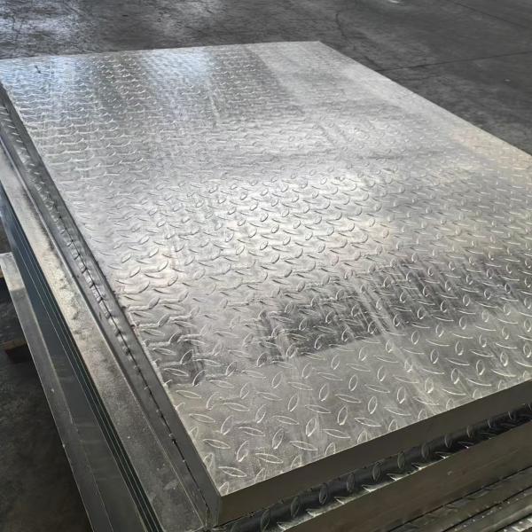 30mm Pitch Stainless Steel Flat Steel Grating With Galvanized Surface Aluminium
