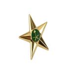Custom Logo Soft Metal Enamel Lapel Pin Badge Sequins Decoration