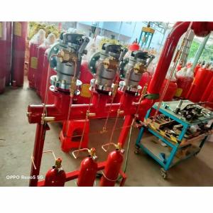 Wholesale 5.6Mpa FM200 Piston Flow System HFC-227 Red Cylinder Fire Extinguisher from china suppliers