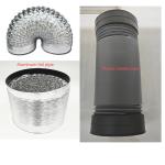 Stainless Steel Glass Arc Chimney Hood Kitchen Range Hood with Low Noise