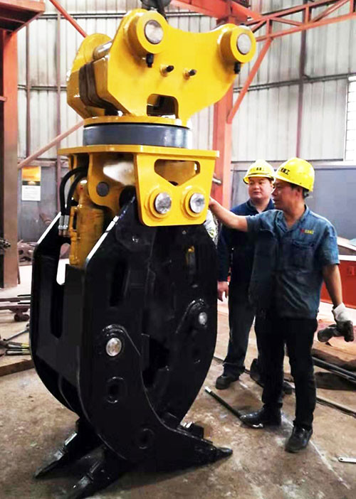 Sealed Type Rotary Drive Excavator Rotating Grapple