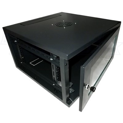 Wall Mounted Data Center Server Rack , Telcom 6u Network Cabinet Easy Installation