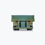 Versatile and 3-Axle Drop Side Rail Wall Flatbed Semi-Trailer for Heavy Cargo