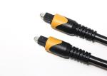 Toslink Optical Cable Orange black OB6.0 6MHz PVC plated Golden Connector For