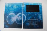 4G memory Video Invitation Card with TFT screen , 7inch / 10.1 inch video