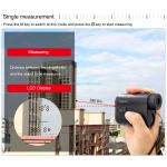 Telescope Laser Rangefinder Portable USB Charging Laser Distance Meter Monocular