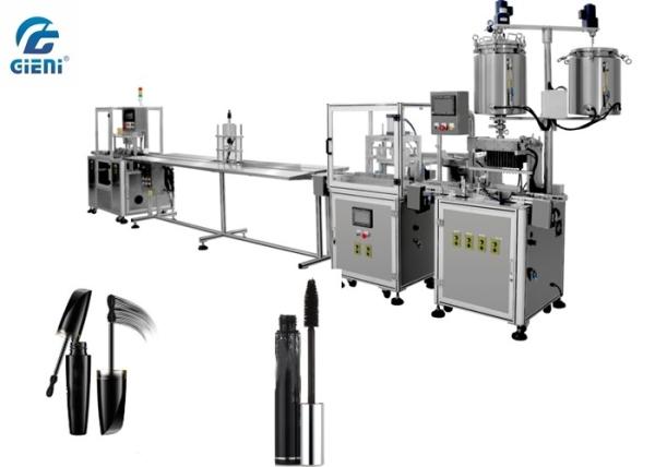 SS 304 Cosmetic Filling Equipment With Feeder And Capper , Semi Auto Filling