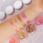 Beauty Makeup Bronzer Contour Palette Love Shape Waterproof 3D Gold Powder