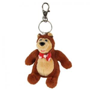 China Masha Plush Bear Keychain Toys Charm Cartoon Stuffed Animals Custom Made on sale