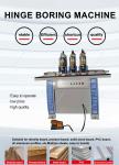 Max. Drilling Diameter 50mm Wood Door Lock Hole Three Headed Hinge Drilling