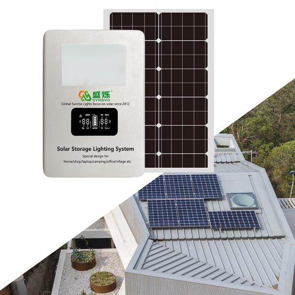 97% Efficiency Solar Panel Energy System with 16V 12.5AH and 16V 25AH Battery