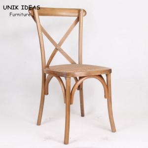 Wholesale Stackable Wedding Banquet Chairs Bent Wood Oak X Back Beech Solid Wood from china suppliers