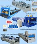 Highly Efficient Standing Seam Metal Roof Machine , Wall Cladding Forming