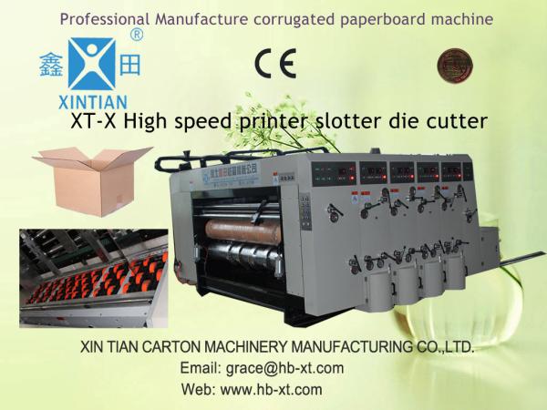 High Topping Precision Flexo Printer Slotter Machine Carton Making Equipment