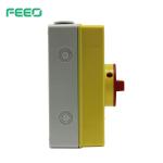 FAIS 690VAC 32A Waterproof Isolator Switch Yellow IP66 Protect Level