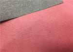 High Peeling Strength Shoes Synthetic Leather Dark Red 0.55 Mm Thickness No
