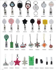 Lanyard Accessory ABS Retractable Badge Holder , Mobile Phone Strap